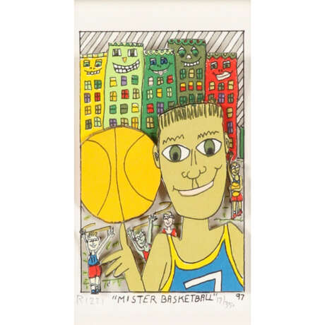 RIZZI, JAMES (1950-2011), "Mister Basketball", 1997. - Foto 1