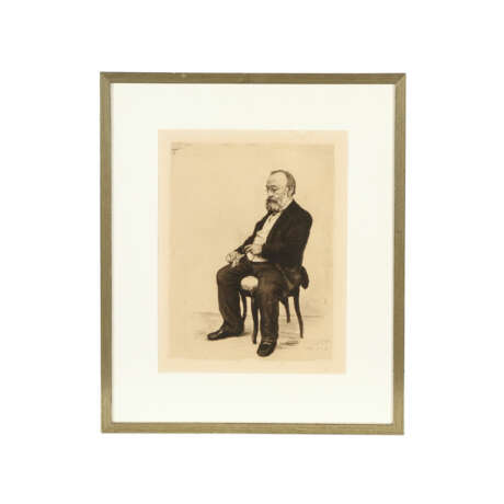STAUFFER-BERN, KARL (1857-1897), "Gottfried Keller", - Foto 2