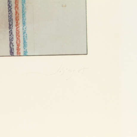 DÖRING, ADAM LUDE (Rudolf; geb. 1925), 2 Serigraphien "Ballett" und "Jeu de cartes", - photo 3
