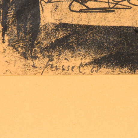 JUSSEL, EUGEN (1912-1997, Österreich), "Figürliche Komposition mit Harlekin und Paaren", - фото 3