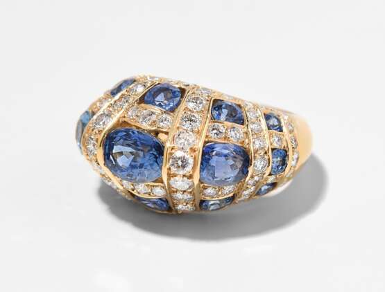 Saphir-Brillant-Ring - photo 1