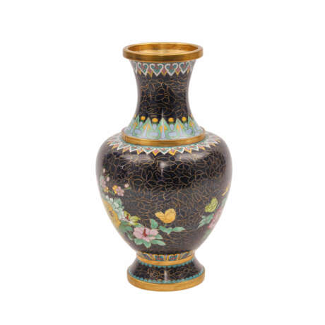 Cloisonné Vase. CHINA, 20. Jahrhundert. - Foto 4