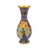 Cloisonné Vase. CHINA, 20. Jahrhundert. - Foto 3