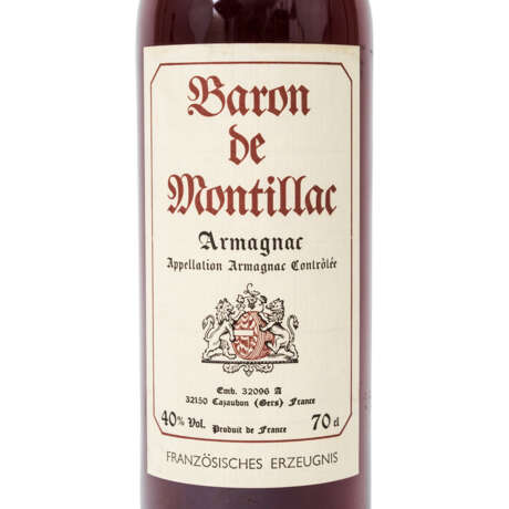 Armagnac BARON DE MONTILLAC 1929 - Foto 2