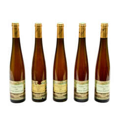 5 Flaschen Vendange Tardine Tokay Pinot Gris 1997 und Selection 1998