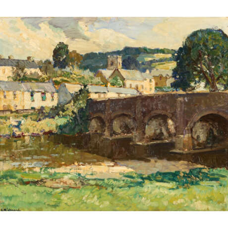 RICHMOND, LEONARD (1889-1965), "The Bridge of Withypool" - photo 1