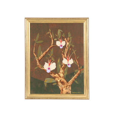 ACKERMANN, RUDOLF WERNER (1908-1982), "Orchideenblühten auf Ästen" - photo 2