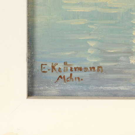 KETTEMANN, ERWIN (München 1897 - 1971 Tegernsee), "Am Chiemsee", - Foto 3