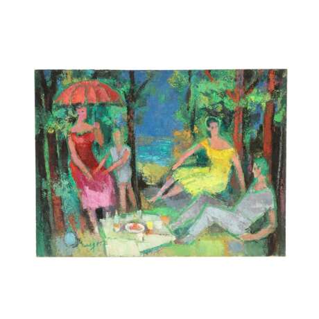 HARTMANN, NORBERT GERD (1914-1968), "Picknick", - Foto 1