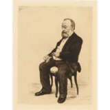 STAUFFER-BERN, KARL (1857-1897), "Gottfried Keller", - фото 1