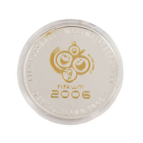 DEUTSCHLAND 100,-€ GOLD und Silbermedaille, 2006 - фото 3