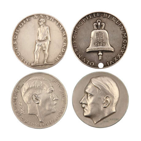 Deutsches Reich 1933-1945 - Konvolut Medaillen 4 Stück, - photo 1