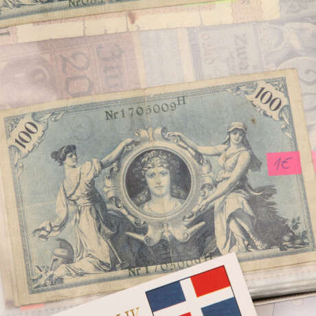 Interessantes Lot Banknoten, - Foto 3