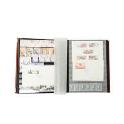 China - large plug-in book with mostly cancelled stamps,