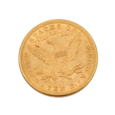 USA - 10 Dollars 1883 o. Mzz., - photo 2