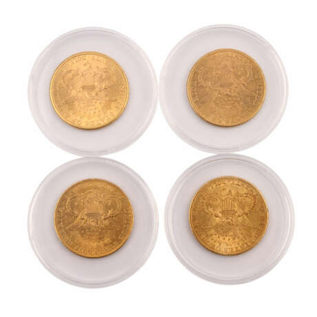 USA/GOLD - 4 x 20 Dollars Liberty Head. - Foto 2