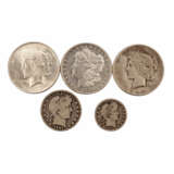 Vereinigte Staaten von Amerika - 1 Dollar 1878 (ss-vz), 1 Dollar 1922 (vz), - фото 2