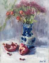 Гжель и гранат Гжель и гранат