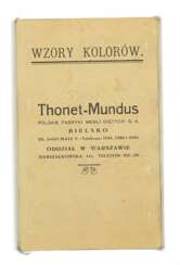 Wzory Koloròw (Farbmustertafel), Thonet-Mundus. 1930er Jahre
