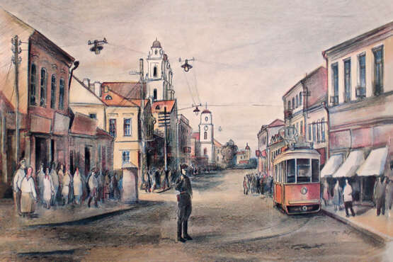 Lithography “Pages of history of Minsk”, Paper, Landscape painting, 2007 - photo 3