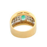 Ring mit 34 Brillanten, zusammen ca. 0,65 ct, - Foto 4