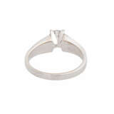 Ring mit 1 Brillant, ca. 0,5 ct, - photo 4