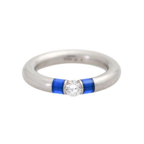 BUNZ Spannring mit 1 Brillant ca. 0,35 ct - фото 1