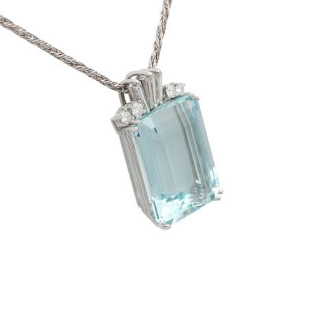 Aquamarinanhänger ca. 22 ct - Foto 3