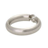 BUNZ Platin-Solitärring mit Brillant, ca. 0,27 ct (punz.), - Foto 3