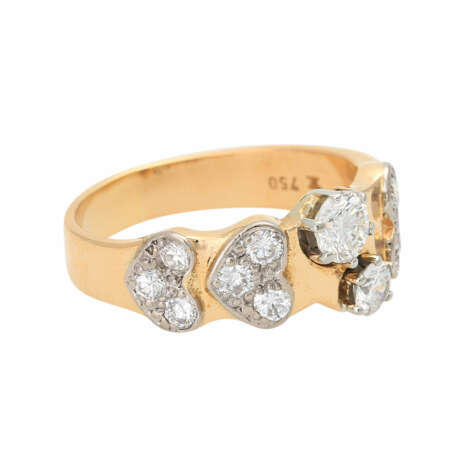 Ring mit Brillanten ca. 1,2 ct, - photo 2