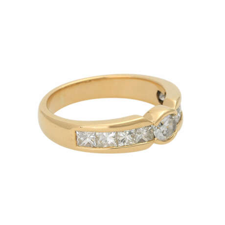 Ring mit Diamanten ca. 1,1 ct, - Foto 2