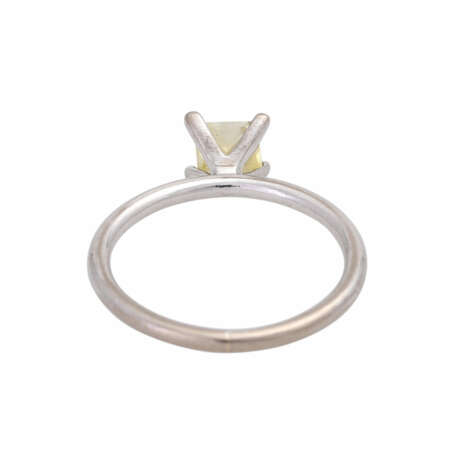 Solitärring mit Diamantcarré, ca. 0,5 ct, - фото 4