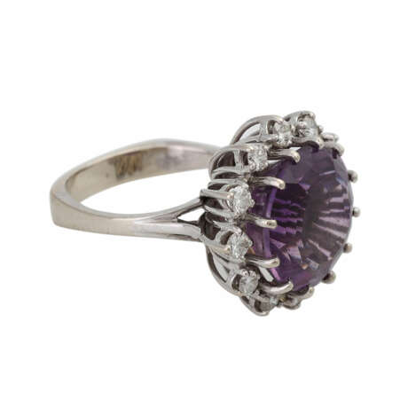 Damenring mit 1 Amethyst - photo 2