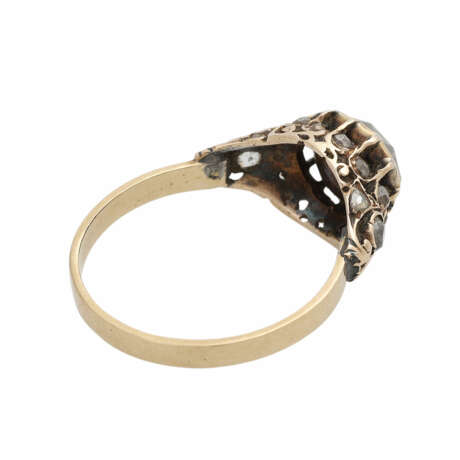Ring mit großer Diamantrose von ca. 1 ct - photo 3
