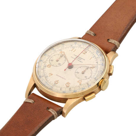 CHRONOGRAPHE SUISSE Vintage Chronograph Herrenuhr, ca. 1950er Jahre. - Foto 4