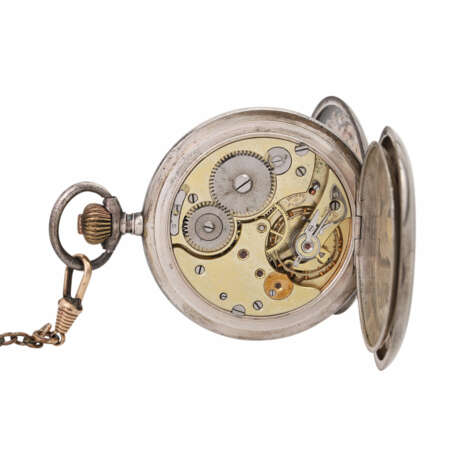 Konvolut: Zwei Taschenuhren, ca. Anfang 20. Jahrhundert, Savonette- und Halbsavonette-Gehäuse, - фото 4