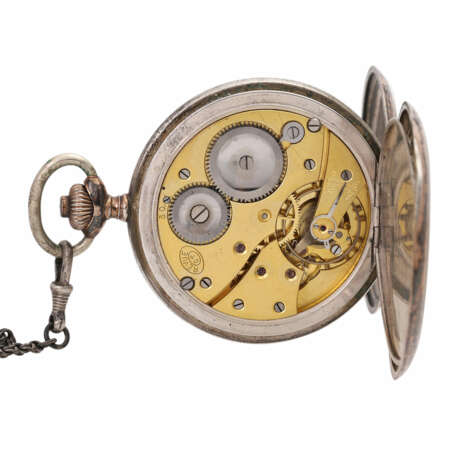 Konvolut: Zwei Taschenuhren, ca. Anfang 20. Jahrhundert, Savonette- und Halbsavonette-Gehäuse, - фото 5