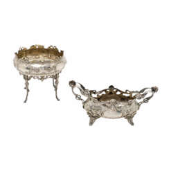 ENGLISH 2 cups, 800 silver, 19./20. Century