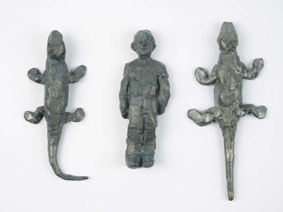 Stephan Balkenhol. Two Lizards and a Man (for Parkett 36) - photo 1