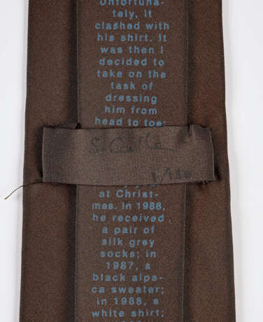 Sophie Calle. The Tie (for Parkett 36) - photo 5