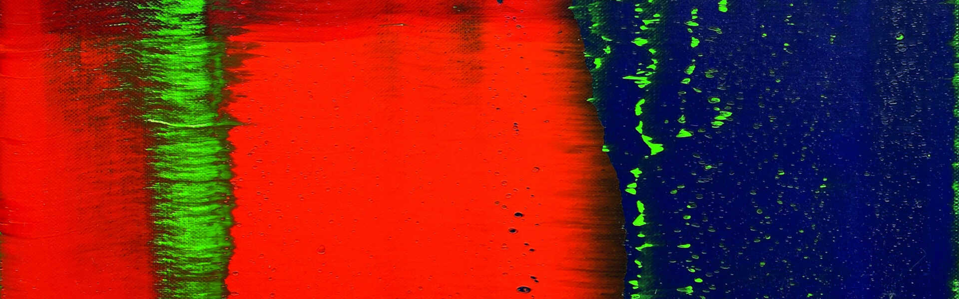 Gerhard Richter. Green-Blue-Red (for Parkett 35)