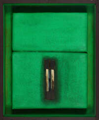 Karl Fred Dahmen. Polsterbild Grün Serie Piano