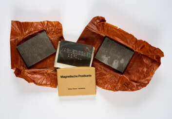 Joseph Beuys. Magnetischer Abfall (magnetic postcard)