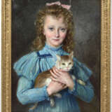 Mädchen mit Katze - Marquerie, Gustave - фото 1