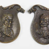 2 russische Bronzeplaketten - photo 1