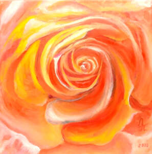 Картина Солнечная роза