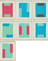 Frank Badur. Mixed Lot of 7 Paper Works