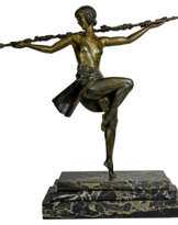 Bronze Skulptur „DANCER WITH THYRSUS“, um 1925 - 1930, Pierre Le Faguays