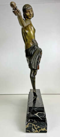 Bronze Skulptur „DANCER WITH THYRSUS“, um 1925 - 1930, Pierre Le Faguays - photo 4