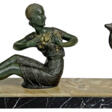 Bronze Skulptur „FRAU MIT REH“, um 1925-1930, Demétre H. Chiparus - Prix ​​des enchères